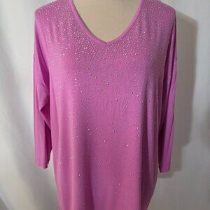 Design History Lilac w/beads at front New w/tag   T556